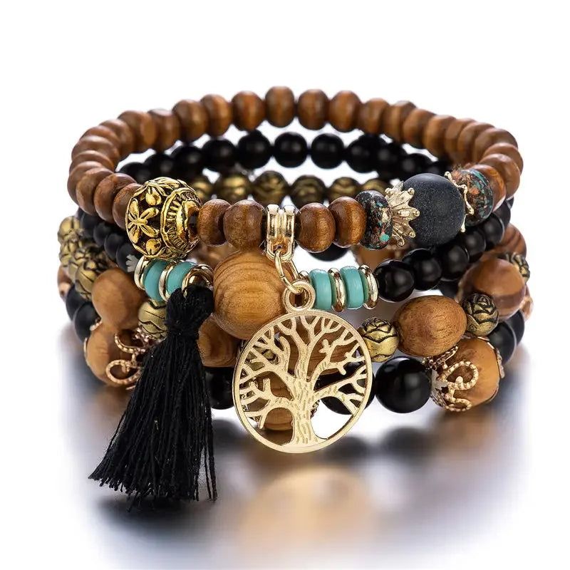 4PCS Bohemia Tree of Life Bracelet - DKLOR -  -  