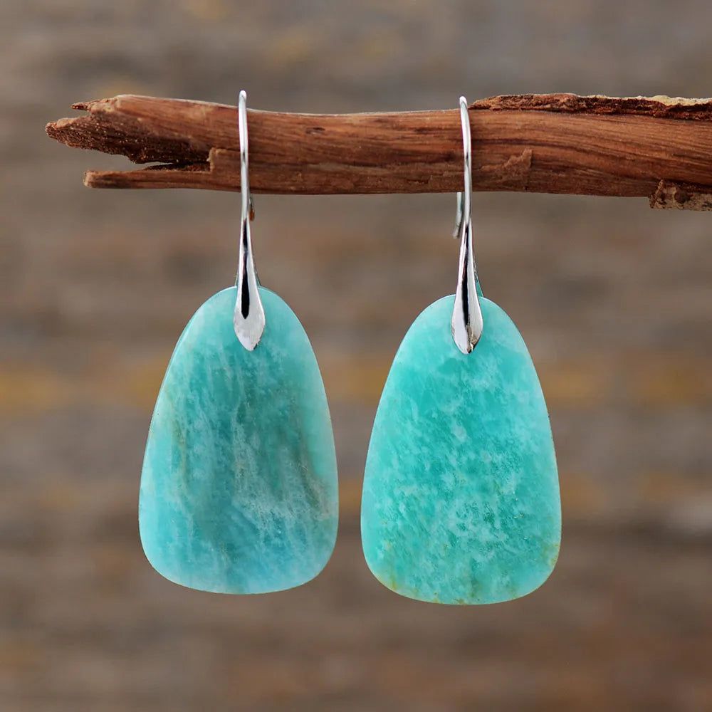 Amazonite Natural Stones Elegant Earning - DKLOR -  -  