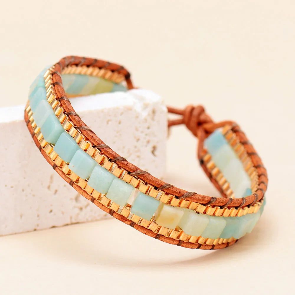 Amazonite Plated Bracelets - DKLOR -  -  