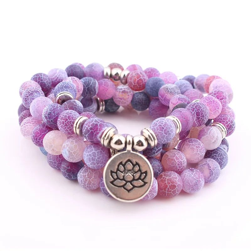 Amethyst Serenity 108 Mala Beads - DKLOR -  -  