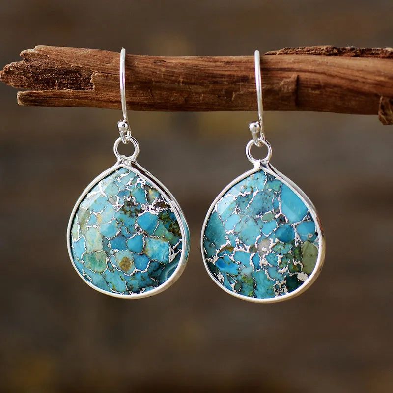 Avant-Garde Turquoise Dangle Collection - DKLOR -  -  