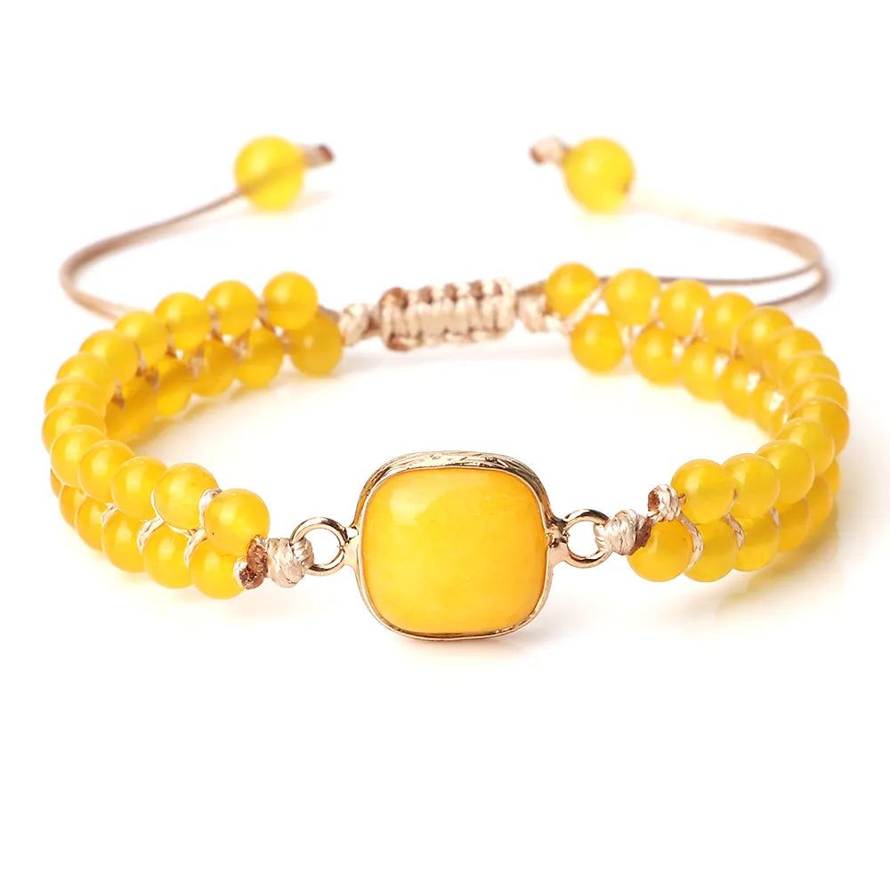 Beads Bracelet Handmade Chalcedony Collection - DKLOR -  -  