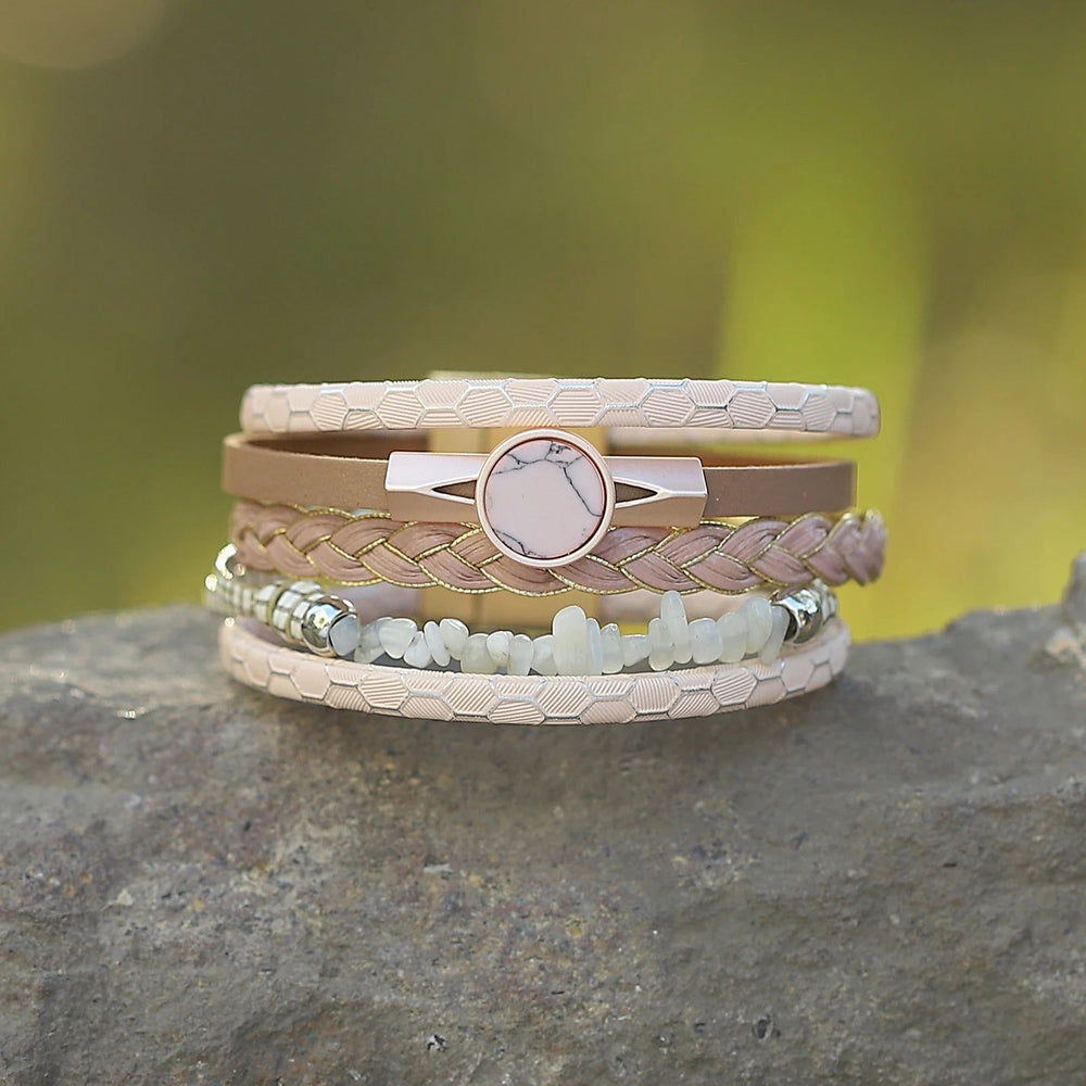 Blush Gold Elegance Bracelet Collection - DKLOR -  -  