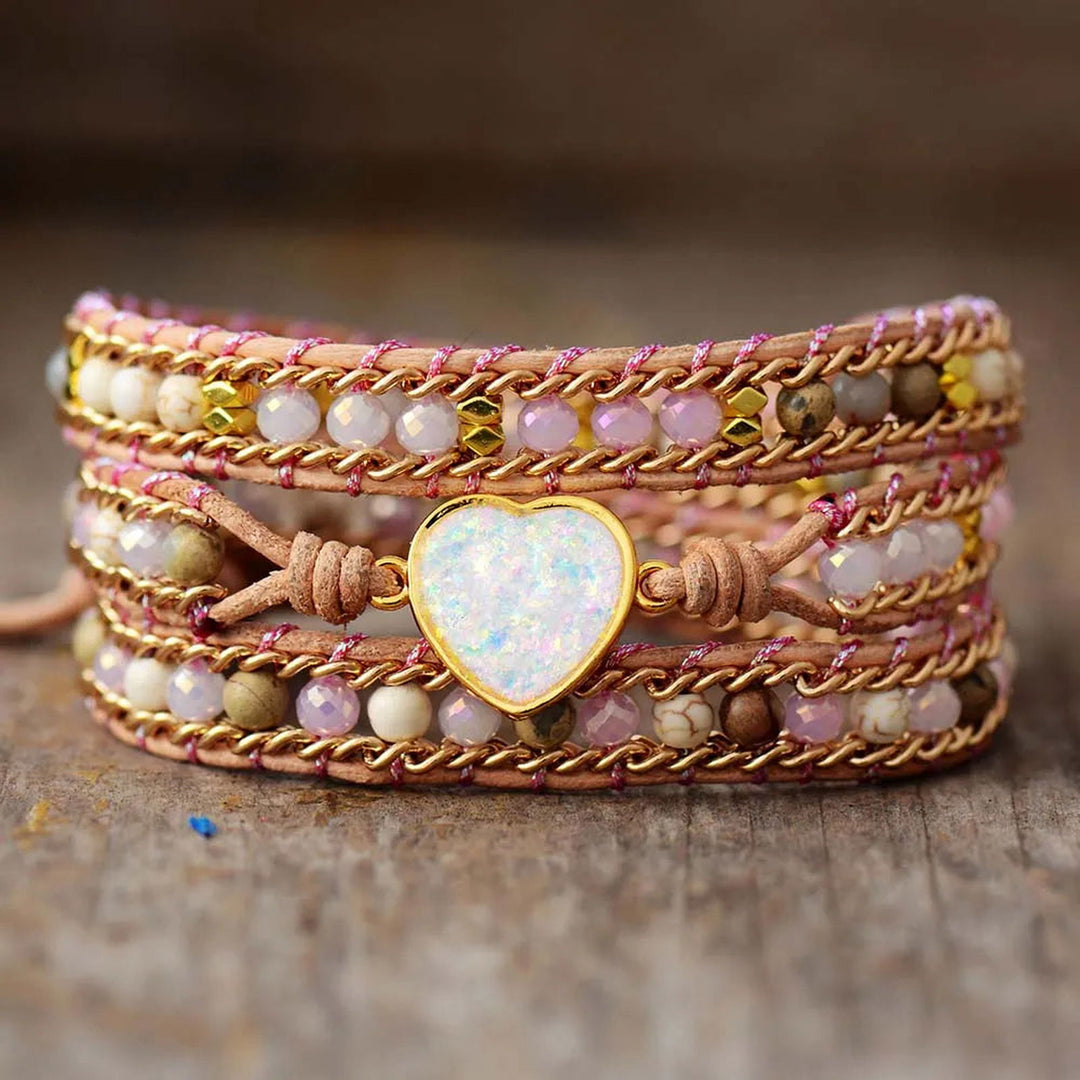 Blush Love 3 Wraps Bracelet - DKLOR -  -  