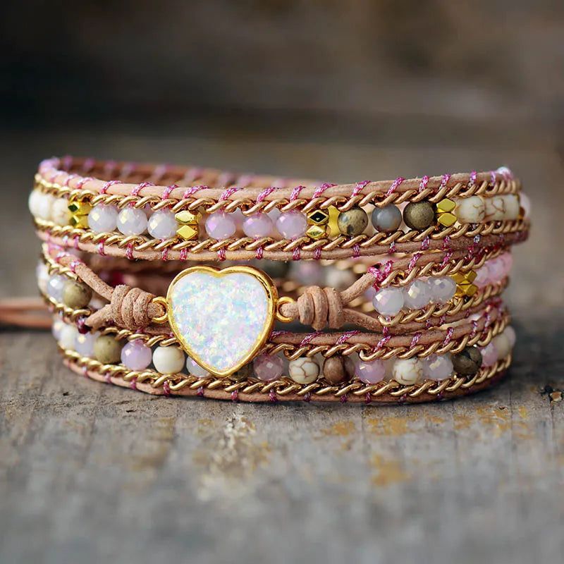 Blush Love 3 Wraps Bracelet - DKLOR -  -  