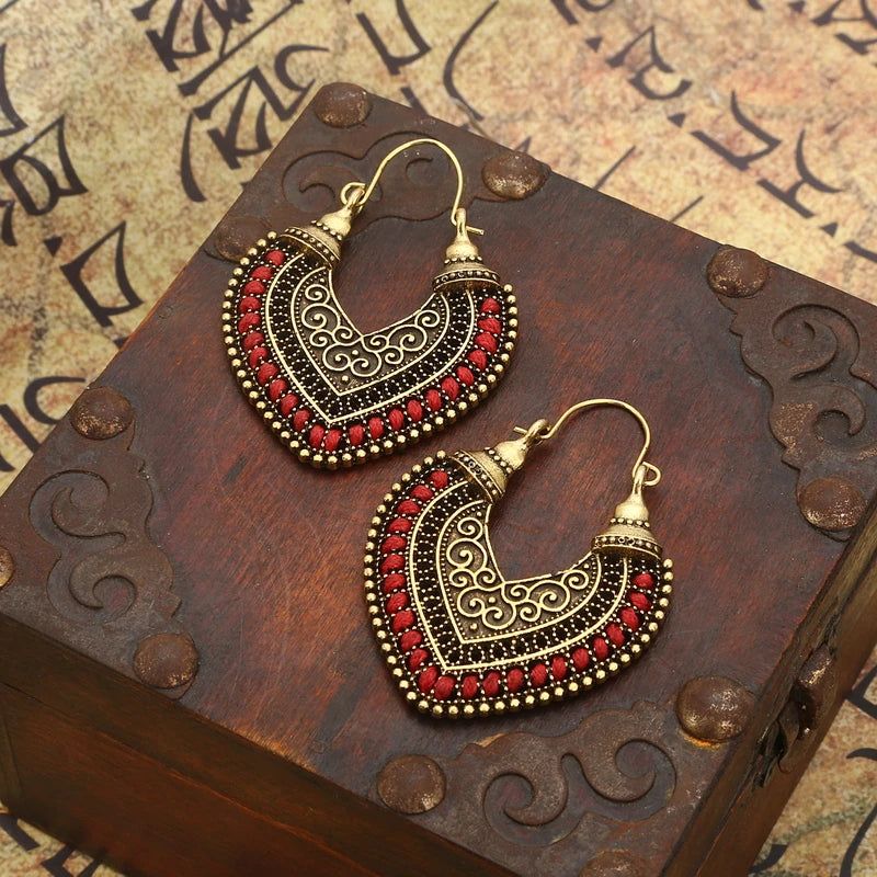 Bohemian Heartbeat Earrings - DKLOR -  -  