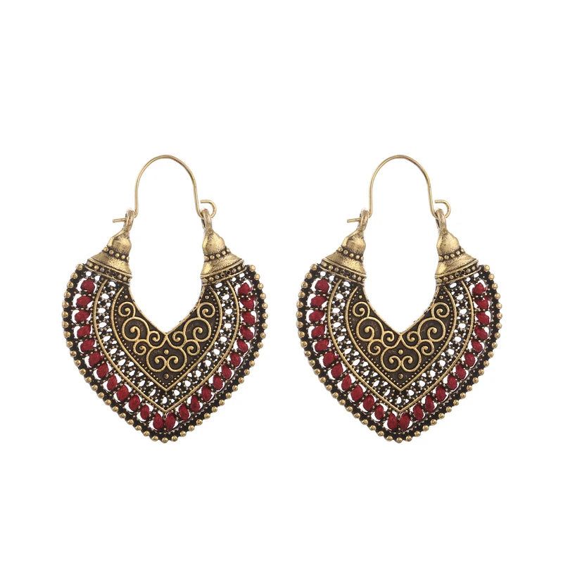 Bohemian Heartbeat Earrings - DKLOR -  -  