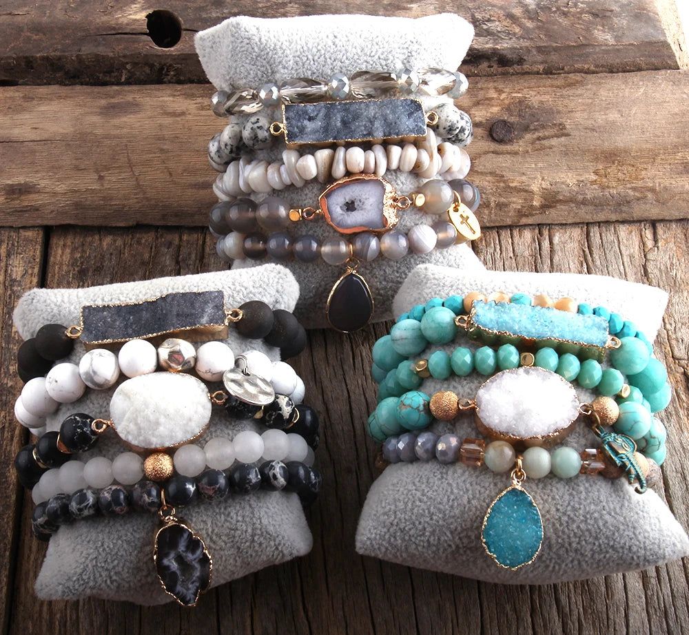 Boho Beaded Bracelet Collection - DKLOR -  -  