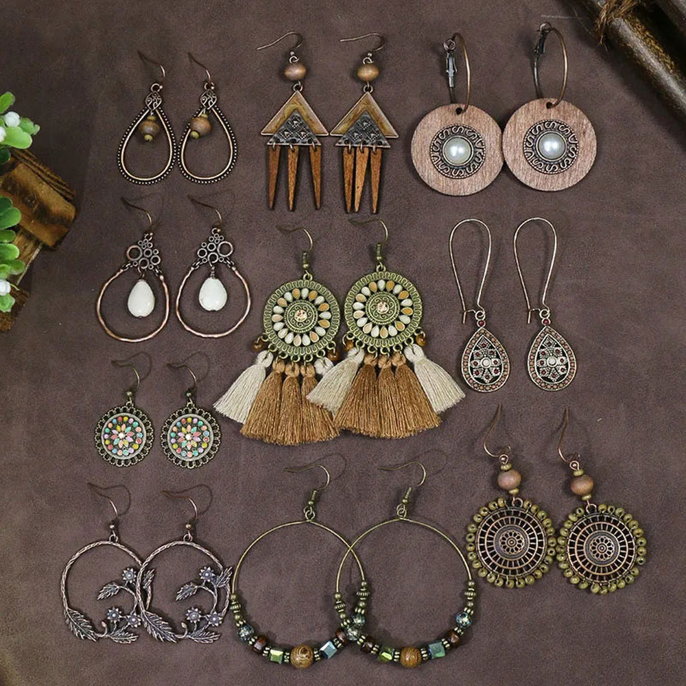 Boho Chic Treasures Earrings Collection - DKLOR -  -  