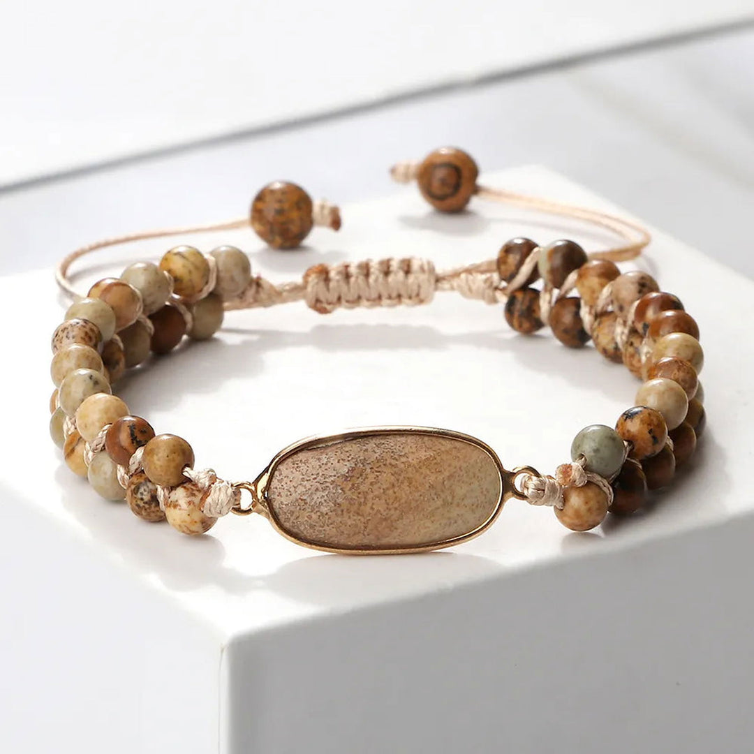 Brown Jasper Wrap Bracelets Collection - DKLOR -  -  