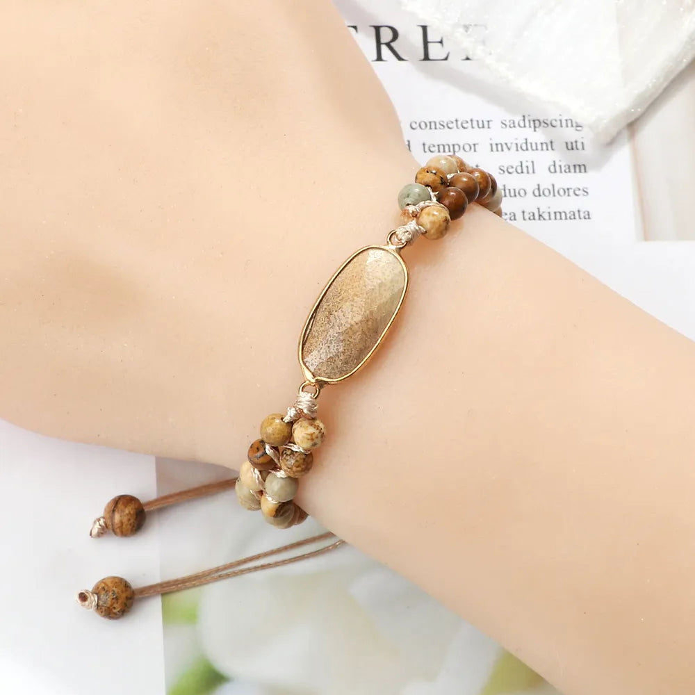 Brown Jasper Wrap Bracelets Collection - DKLOR -  -  