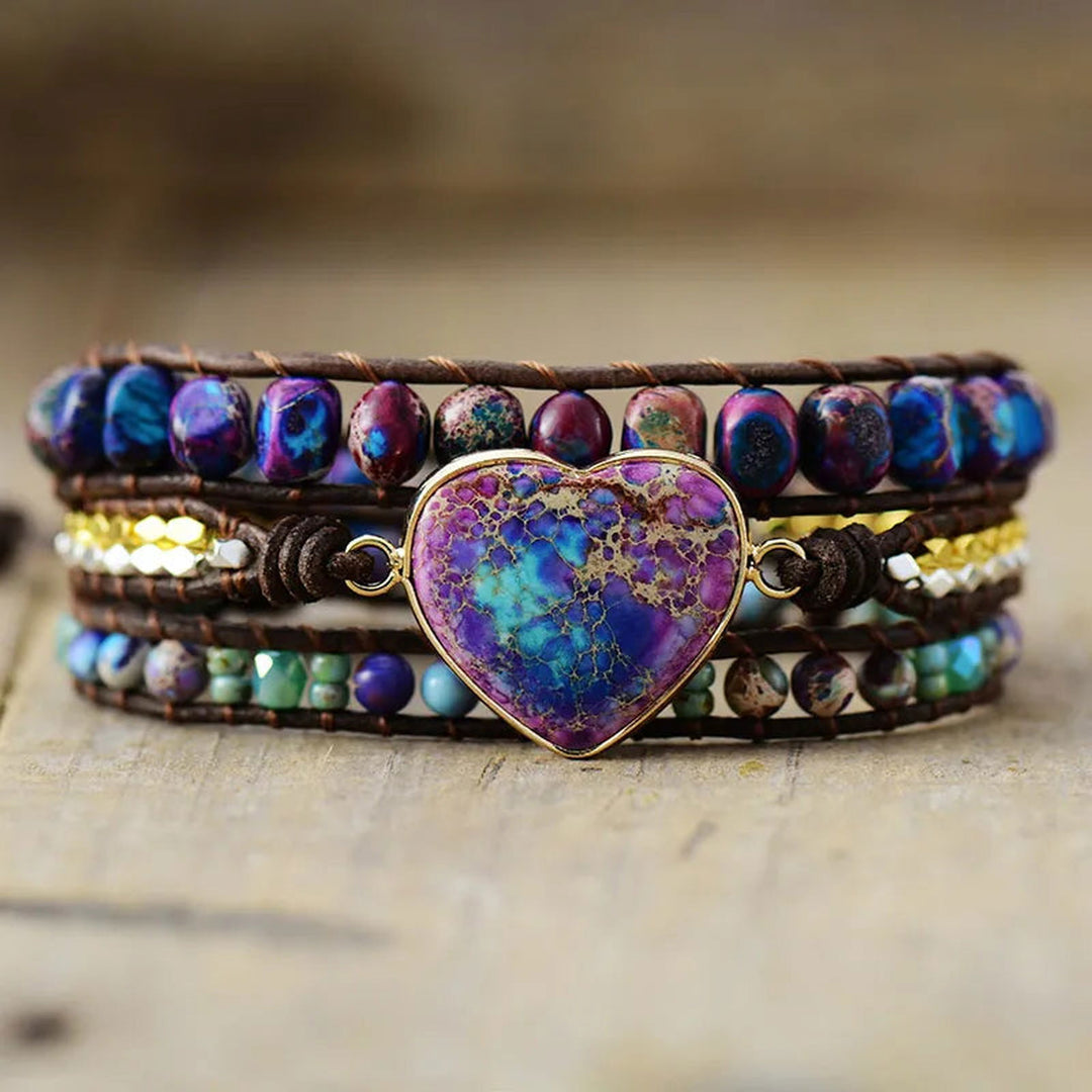 Center Spiritual Big Heart Bracelets Collection - DKLOR -  -  