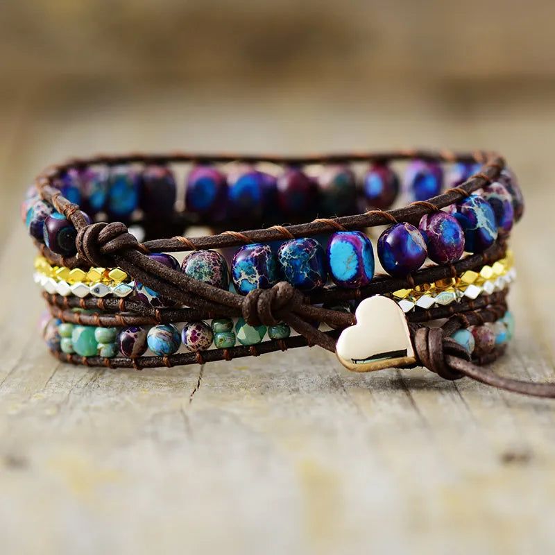 Center Spiritual Big Heart Bracelets Collection - DKLOR -  -  