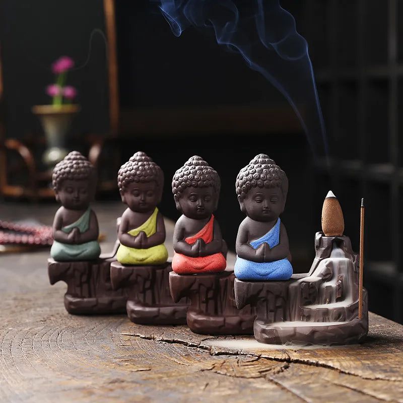 Ceramic Waterfall Incense Burner Diffuser - DKLOR -  -  