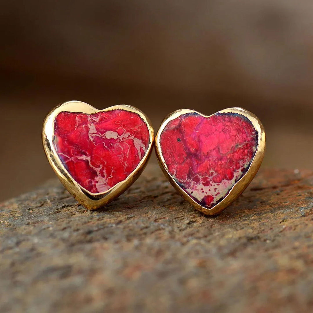 Classical Romance Heart Earrings Collection - DKLOR -  -  