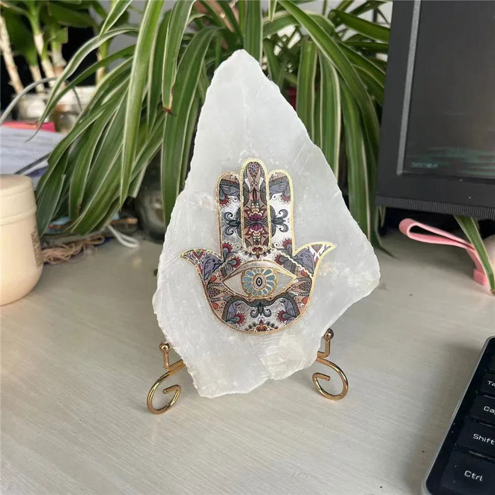 Crystal Hamsa Hand Decor - DKLOR -  -  