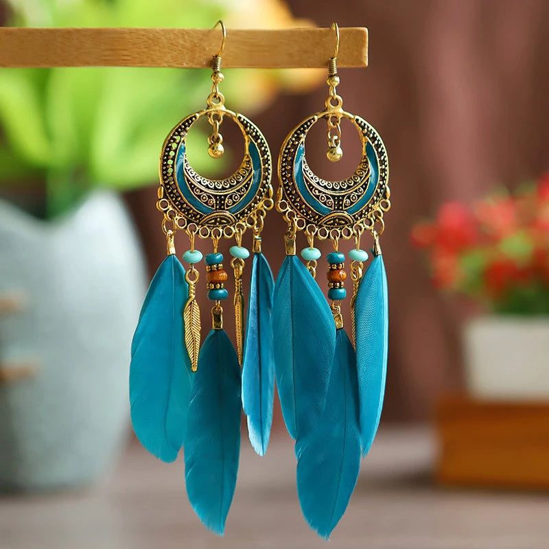 Dreamcatcher Delight Earrings - DKLOR -  -  