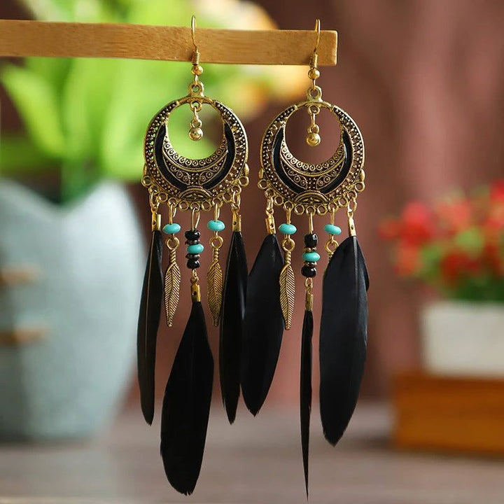 Dreamcatcher Delight Earrings - DKLOR -  -  