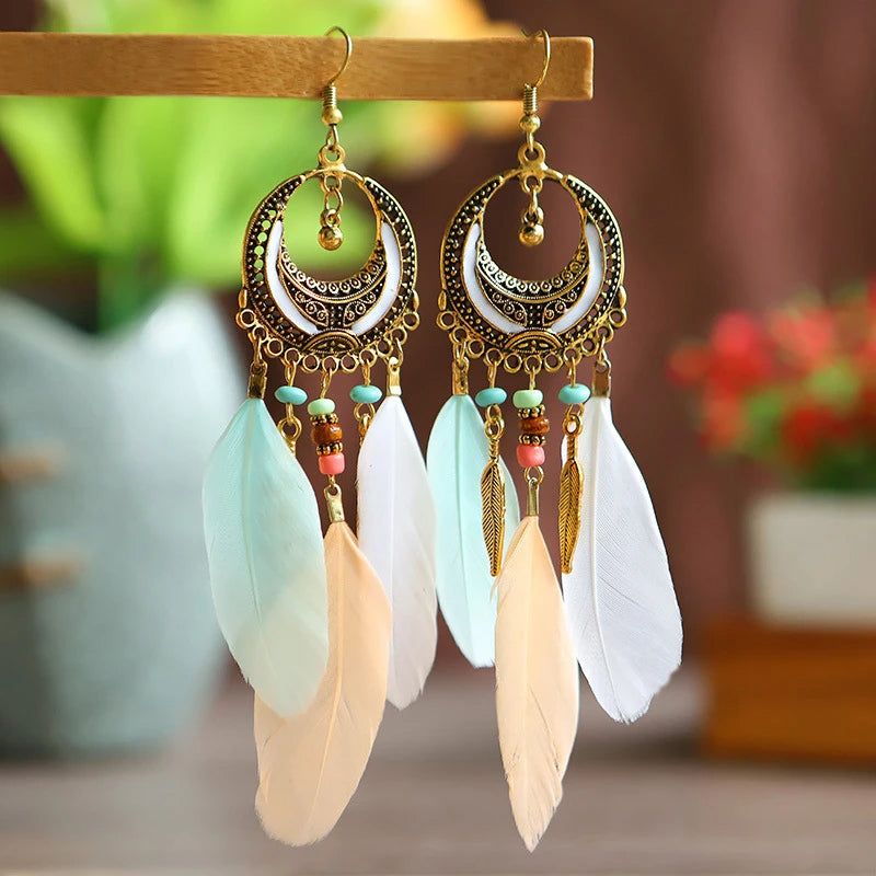 Dreamcatcher Delight Earrings - DKLOR -  -  