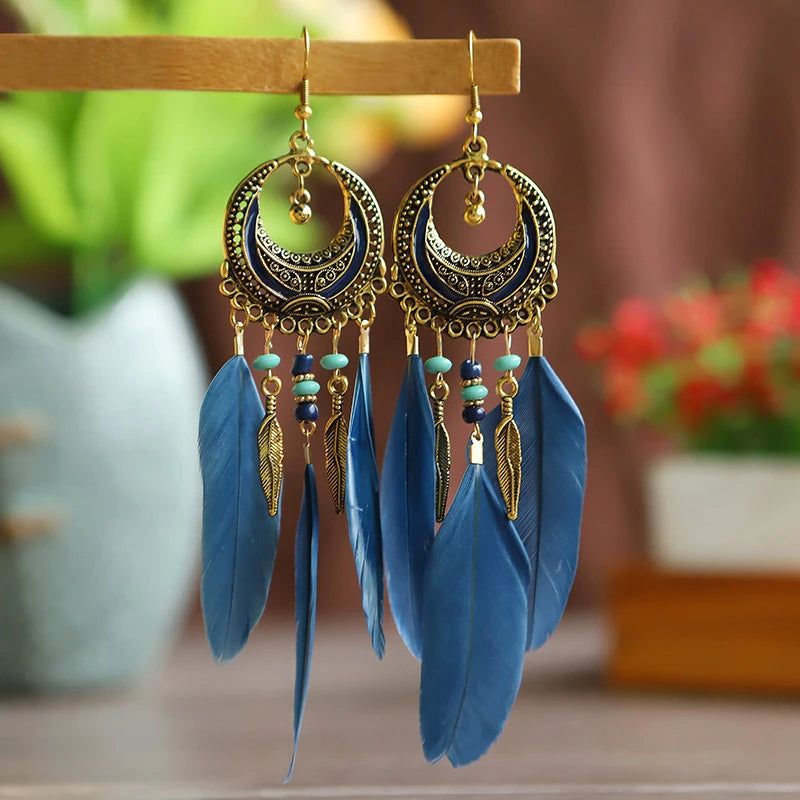 Dreamcatcher Delight Earrings - DKLOR -  -  