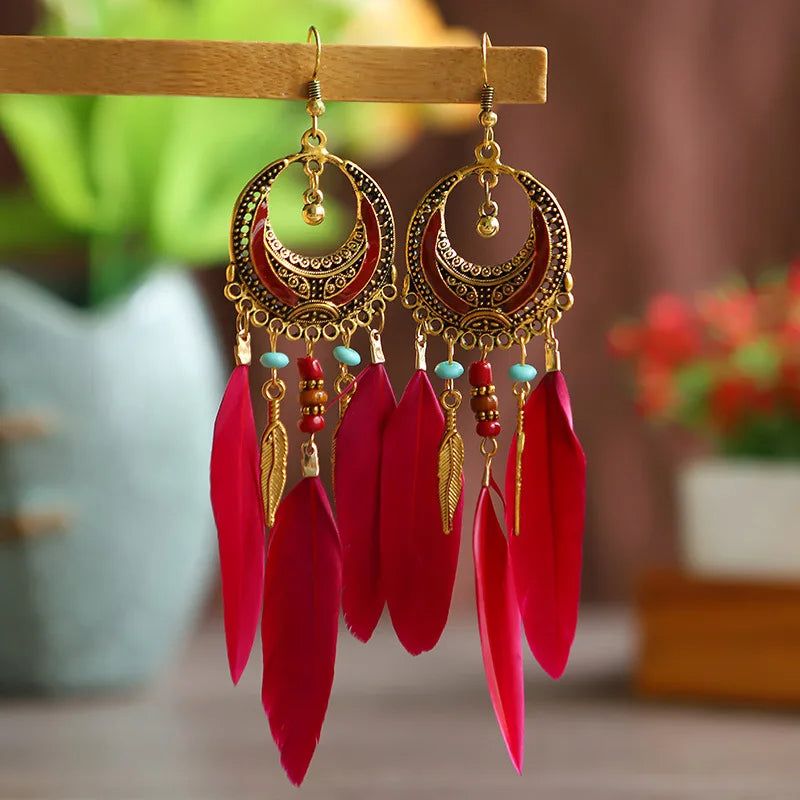 Dreamcatcher Delight Earrings - DKLOR -  -  