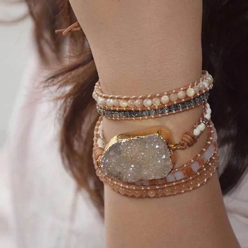 DruzyGlam 5 Wrap Bracelet - DKLOR -  -  