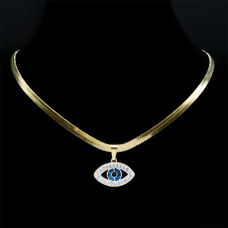 Enchanting Demon Eye Necklace - DKLOR -  -  