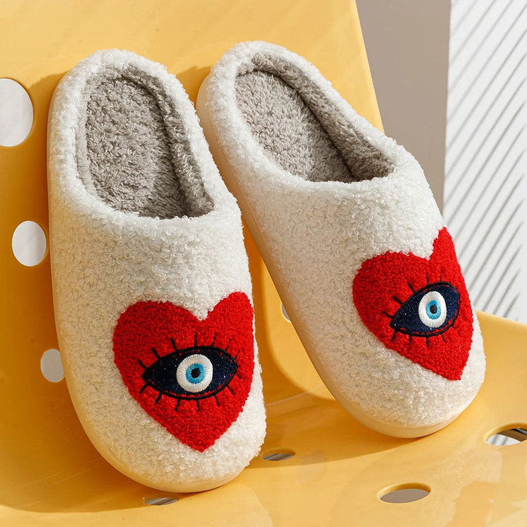 Evil Eye Heart Slippers Collection - DKLOR -  -  