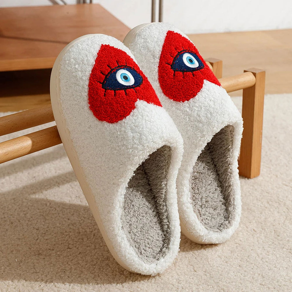 Evil Eye Heart Slippers Collection - DKLOR -  -  