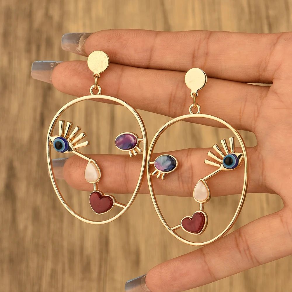 EyeCatcher Earrings - DKLOR -  -  