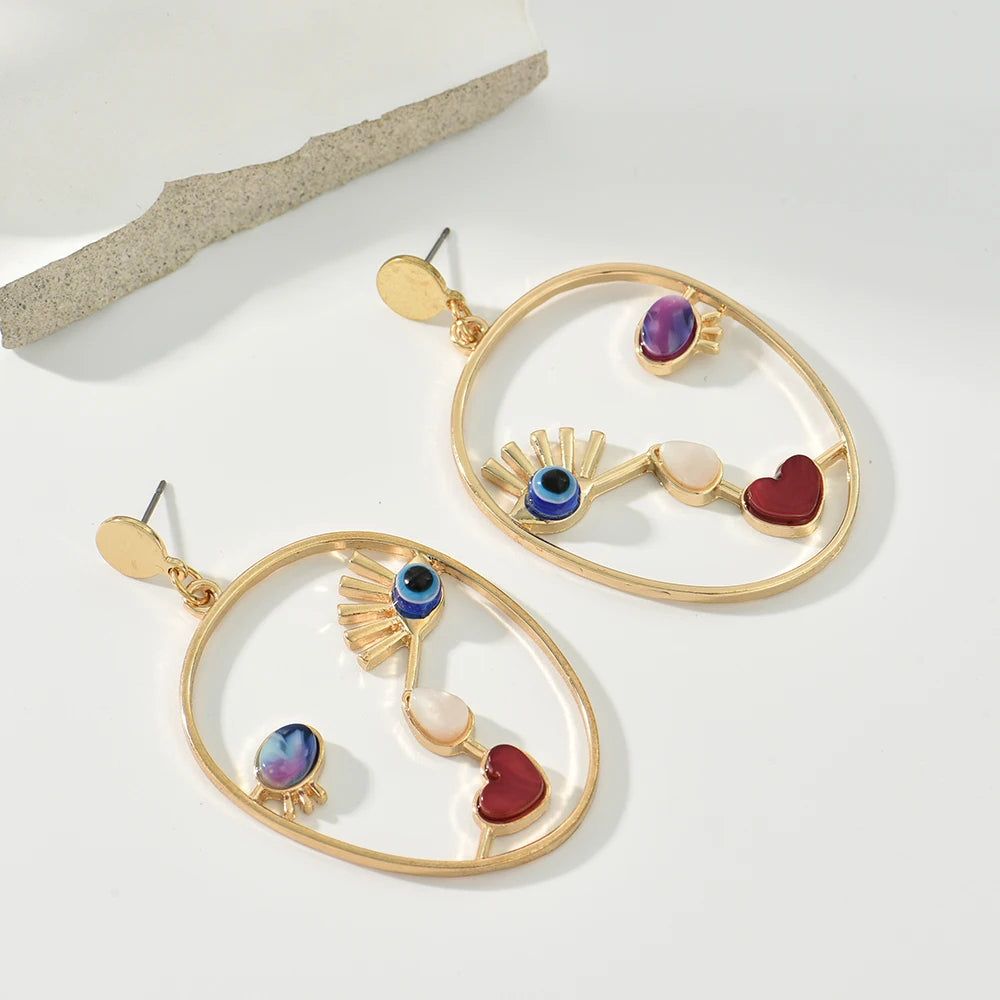 EyeCatcher Earrings - DKLOR -  -  