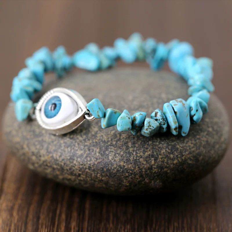 Eye of Turquoise Bracelet - DKLOR -  -  