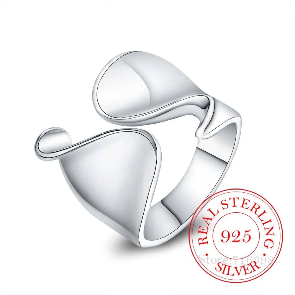 Finger Adjustable Open Ring - Opel Vesion - DKLOR -  -  