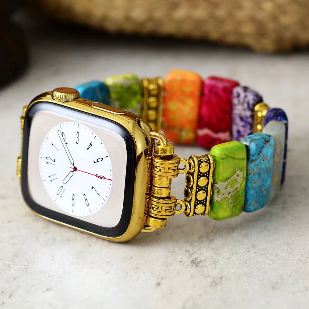 Golden Chakra Apple Watch Strap - DKLOR -  -  