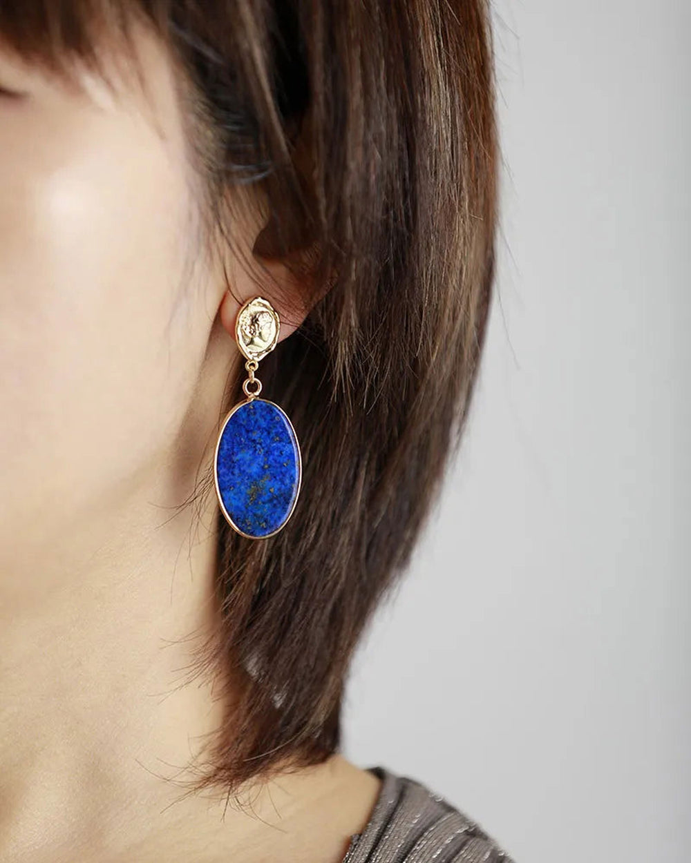 Lapis Luxe Earrings - DKLOR -  -  