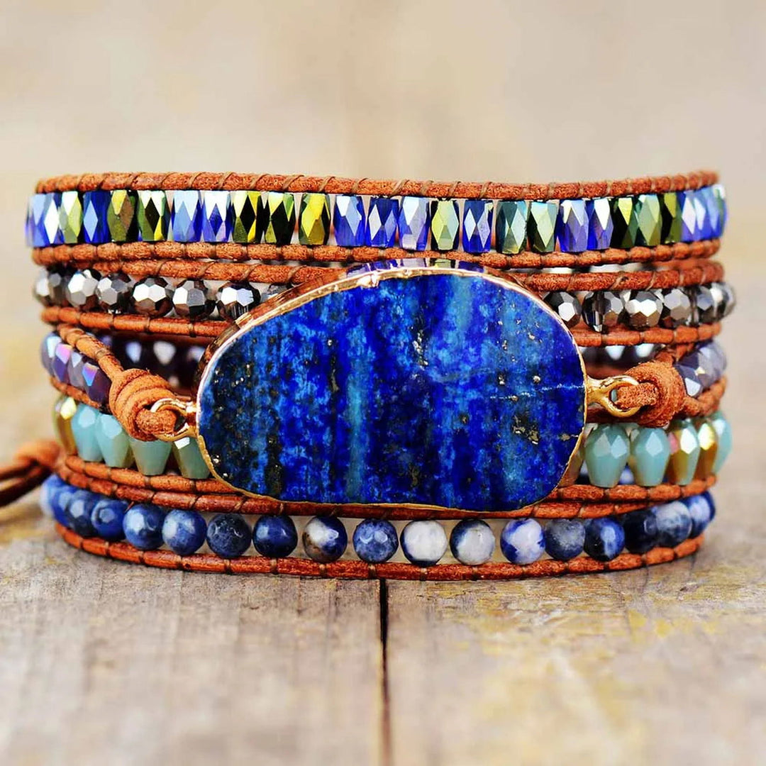 Lapis Natural Stone Bracelet - DKLOR -  -  