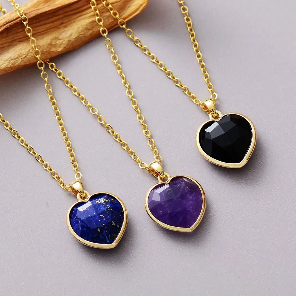 Lily Heart Art Necklaces Collection - DKLOR -  -  