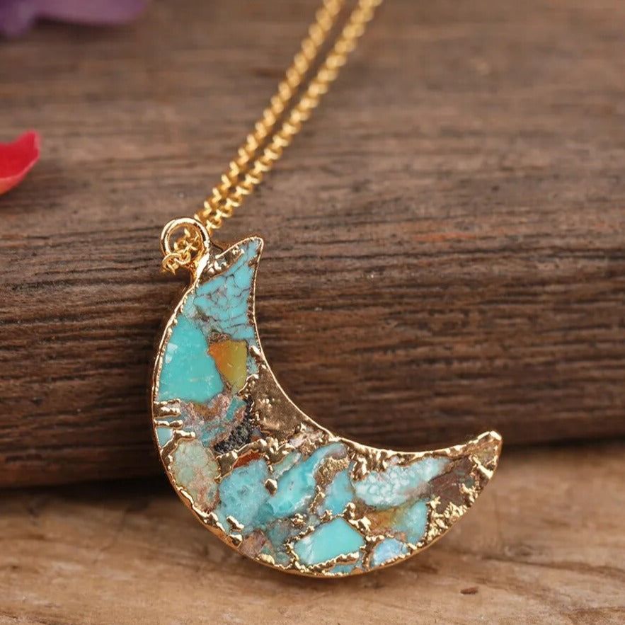 Natural MoonShapes Necklace Collections - DKLOR -  -  