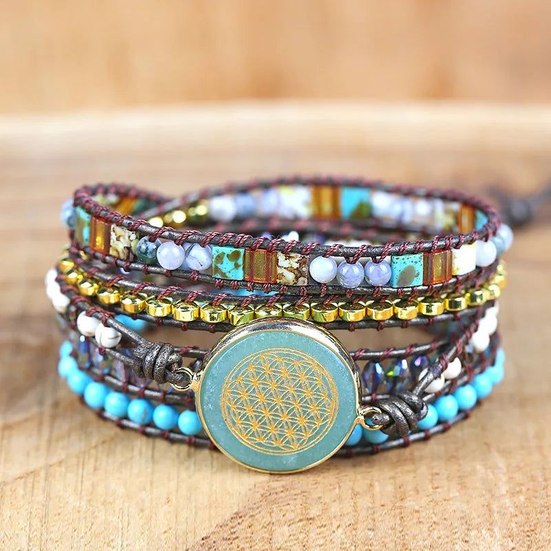 Ocean Breeze Beaded Bracelet - DKLOR -  -  