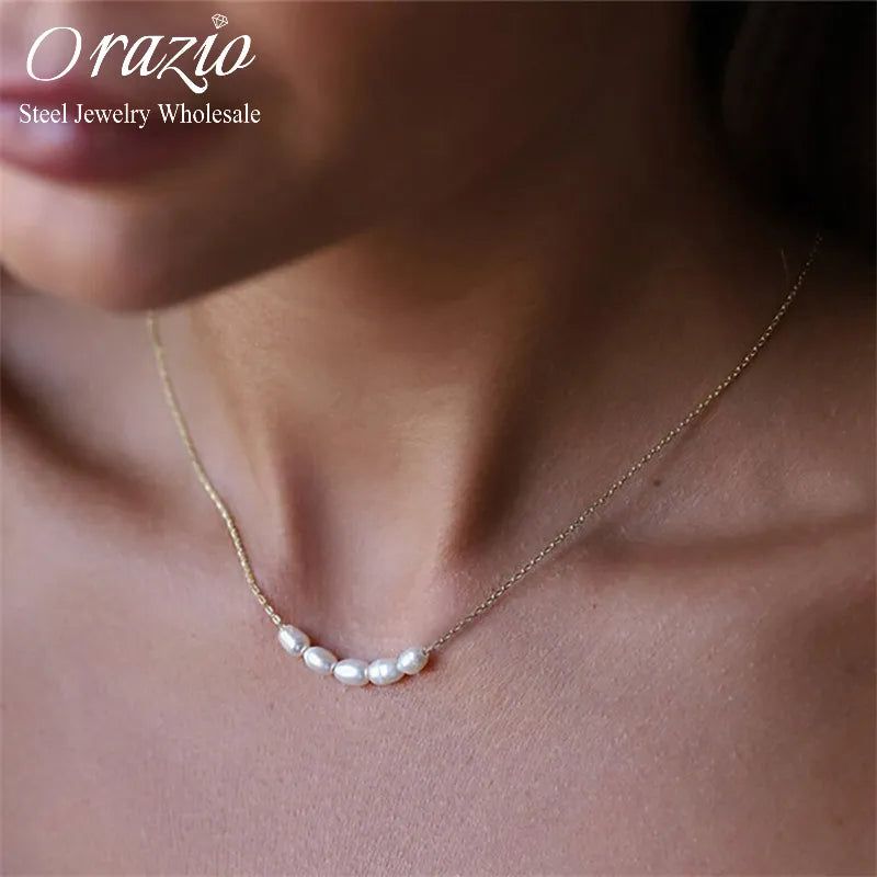 Orazio Women Stainless Steel Necklace - DKLOR -  -  