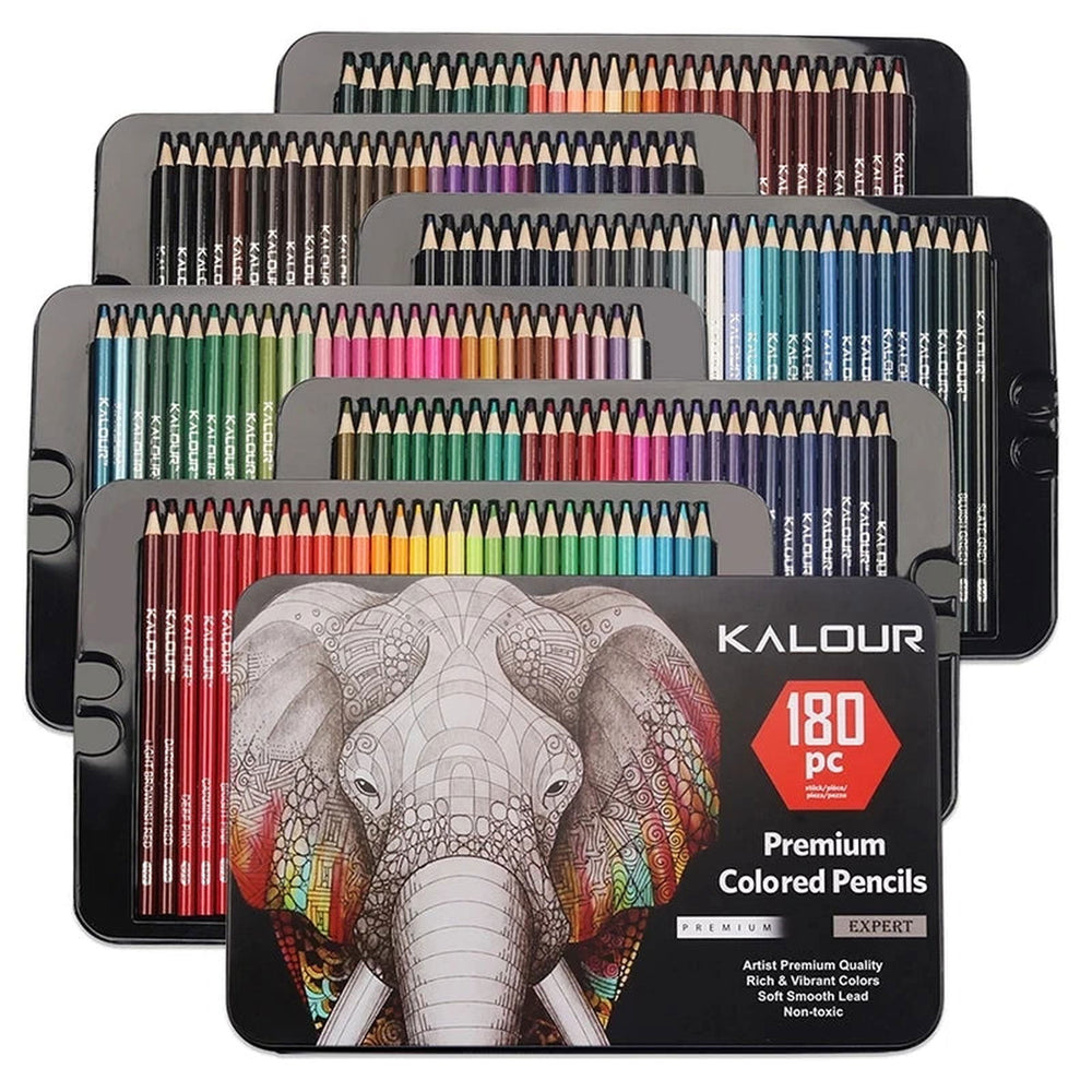 Painting Coloring Pencil Art - 180 Pieces - DKLOR -  -  