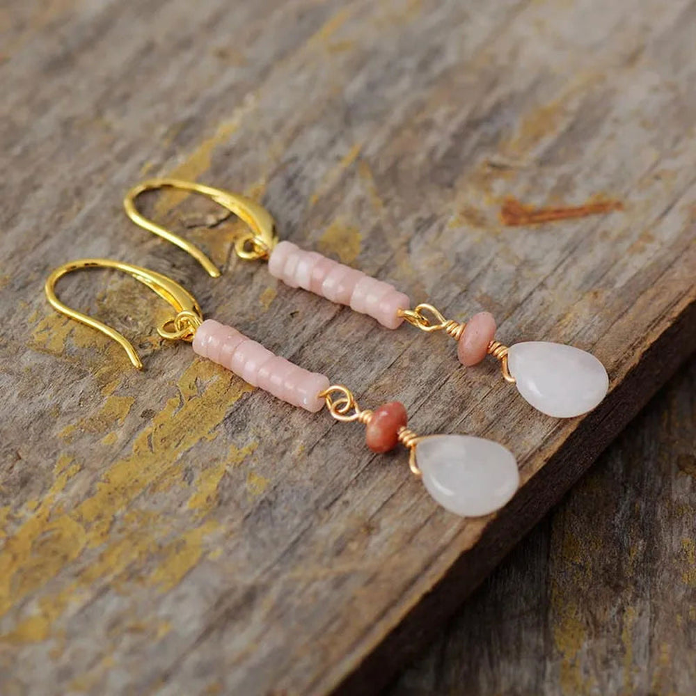 Pink Treasures Earrings - DKLOR -  -  