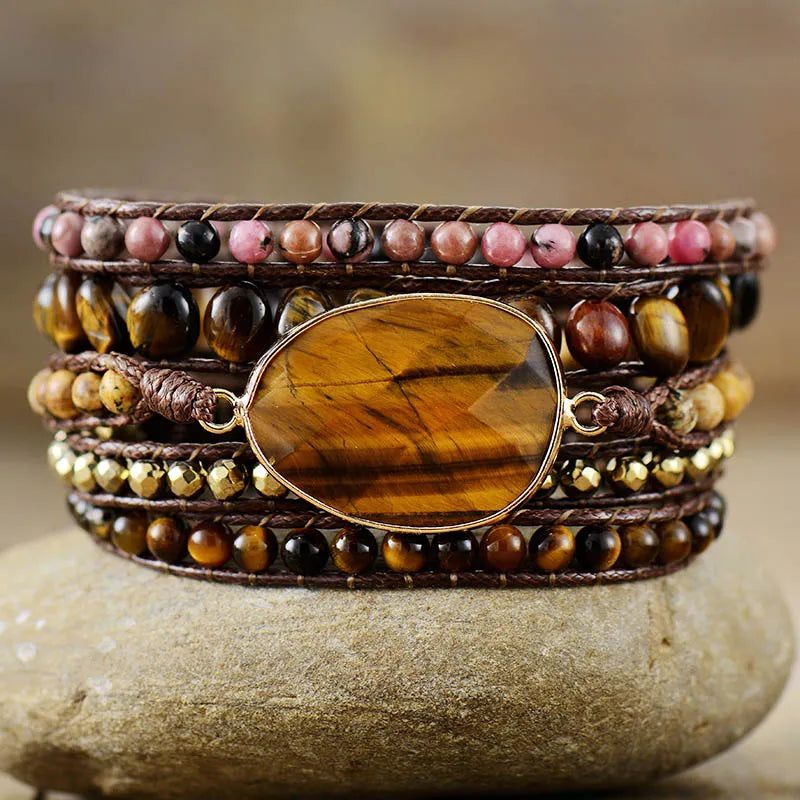 Punk Tiger Eye Bracelet - DKLOR -  -  