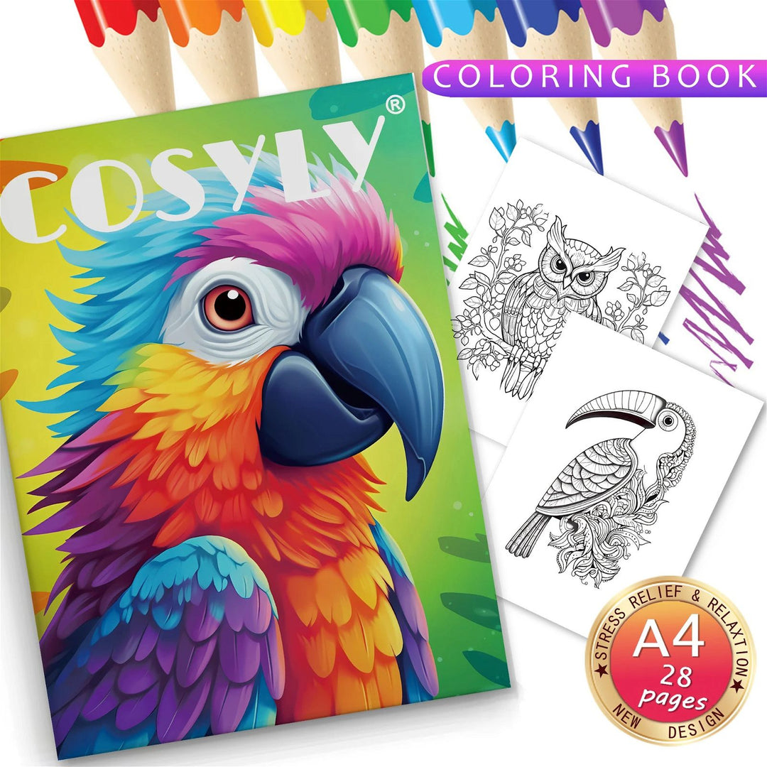 Relaxing Coloring Art Book - Animal Artistry Series - DKLOR -  -  