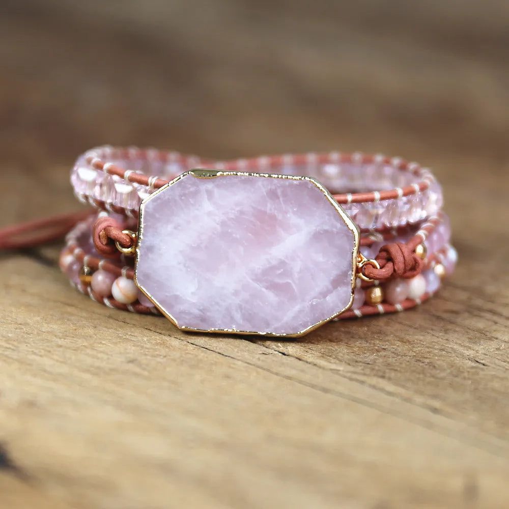 Rose Quartz Elegance Bracelet - DKLOR -  -  