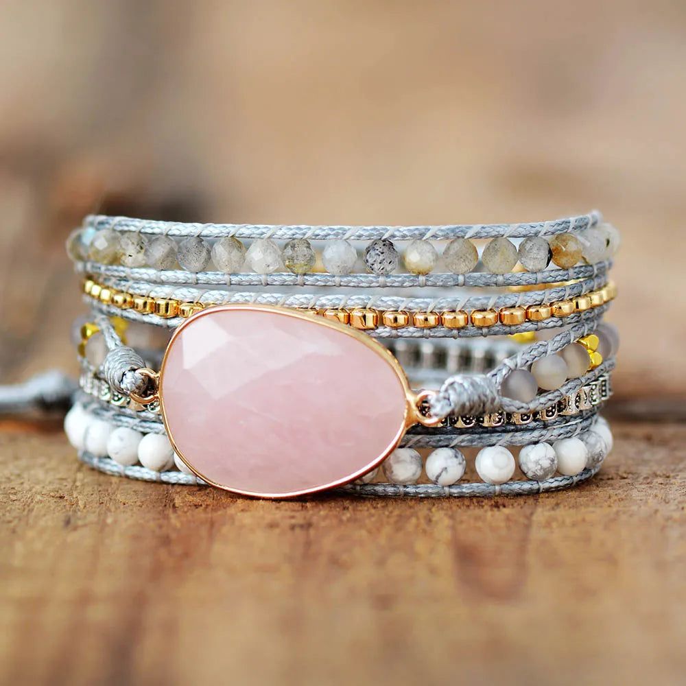 Rose Quartz Harmony Bracelet - DKLOR -  -  