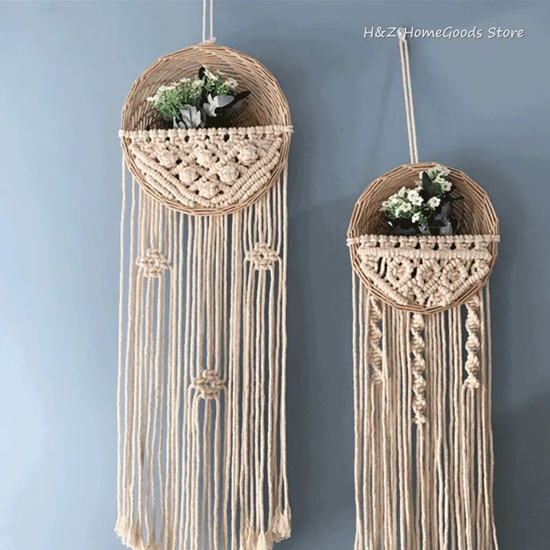 Round Flower Pot Macramé Collection - DKLOR -  -  