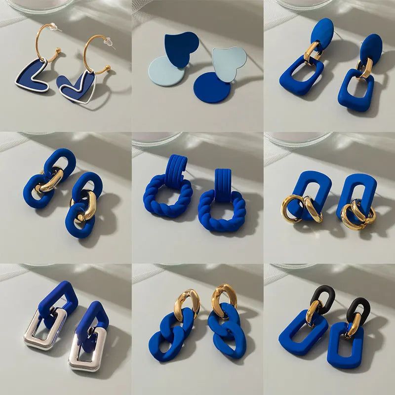 Sapphire Cascade Earrings Collection - DKLOR -  -  