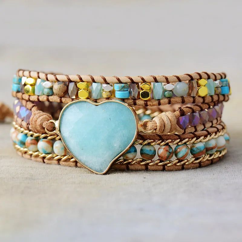 Stylish Center Big Heart Bracelet - DKLOR -  -  