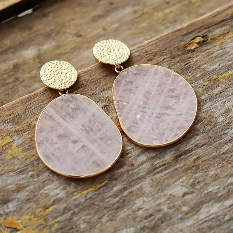 Sweet Romance Natural Stone Earrings - DKLOR -  -  